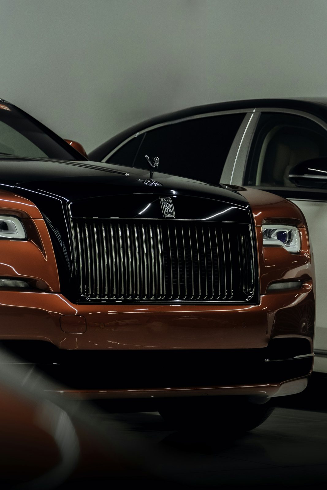Two Rolls-Royce luxury sedans arranged together